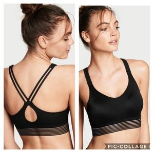 Victoria Sport Black Mesh Sports Bra
34D